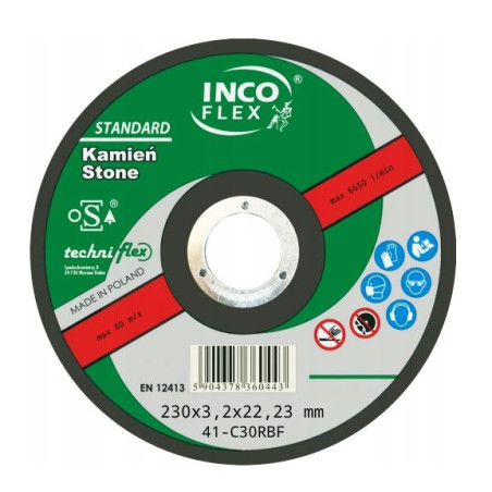 TARCZA   DO KAMIENIA 230x3,2 INCO